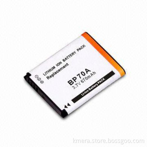 670mAh Digital Camera Battery, Suitable for Canon BP70A